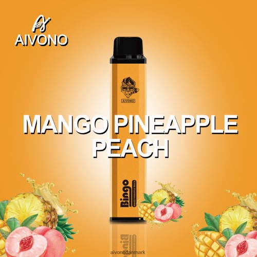 Aivono AIM BINGO 4000 mango ananas fersken 4H8266136 - Aivono Vape Danmark