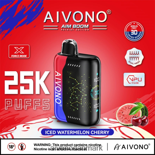 Aivono AIM BOOM 25000 iset vandmelon kirsebær 4H8266347 - Aivono Danmark