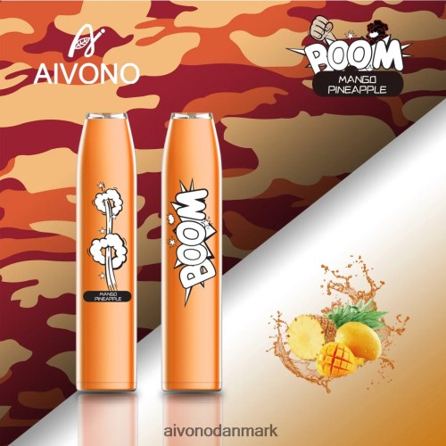 Aivono AIM BOOM 600 mango ananas 4H8266360 - Aivono Vape Danmark