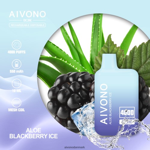 Aivono AIM BOXX 4000 aloe nuværende is 4H8266228 - Aivono Vape Danmark