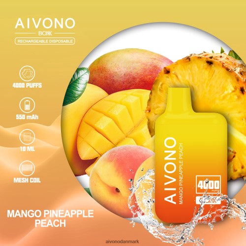 mango ananas fersken