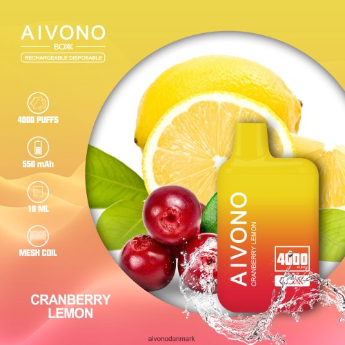 tranebær citron