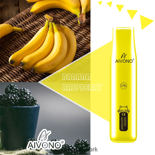 Aivono AIM CAT 400 banan hindbær 4H8266334 - Aivono Vape Review