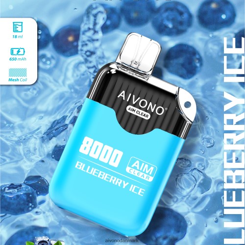 Aivono AIM CLEAR 8000 blåbæris 4H8266206 - Aivono Vape Review