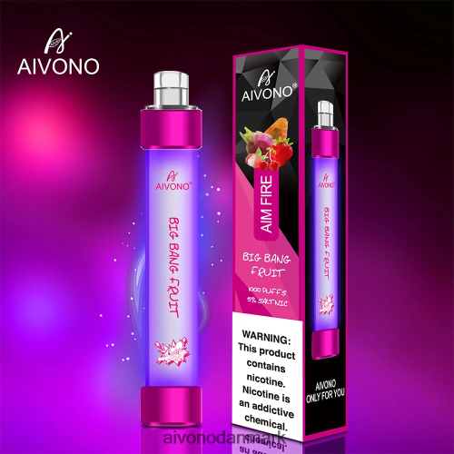 Aivono AIM FIRE 1000 big bang frugt 4H8266325 - Aivono Puffs