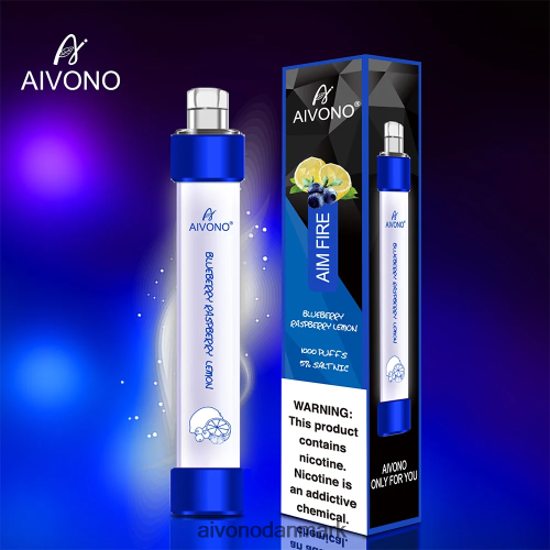 Aivono AIM FIRE 1000 blåbær hindbær citron 4H8266327 - Aivono Danmark