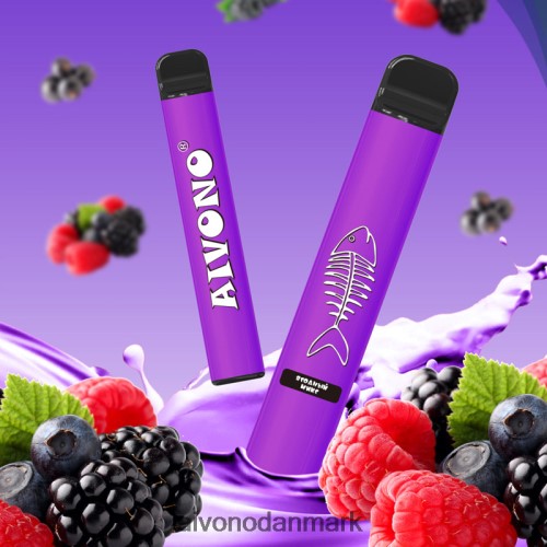Aivono AIM FISHBONE 600 blandet bær 4H8266285 - Aivono Puffs
