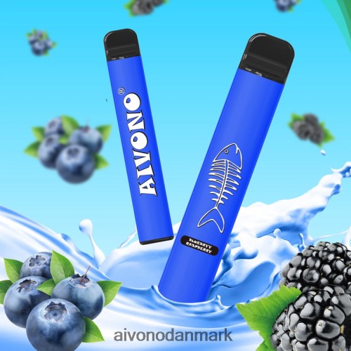 Aivono AIM FISHBONE 600 blåbær hindbær 4H8266281 - Aivono Puffs