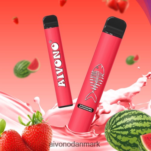 Aivono AIM FISHBONE 600 jordbær vandmelon 4H8266282 - Aivono Vape Review