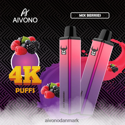 Aivono AIM FREAK 4000 blandede bær 4H8266260 - Aivono Vape Danmark