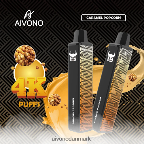 Aivono AIM FREAK 4000 karamel popcorn 4H8266261 - Aivono Puffs