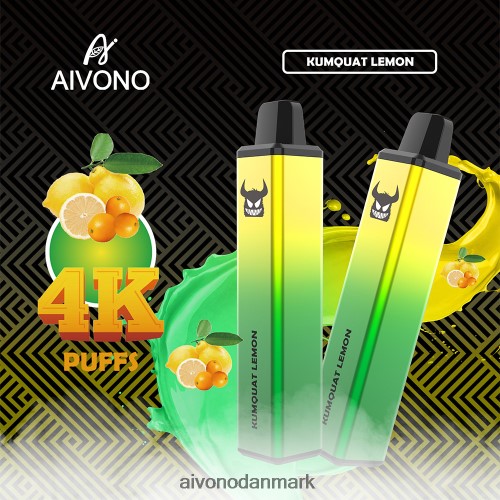 Aivono AIM FREAK 4000 kumquat citron 4H8266256 - Aivono Vape Danmark