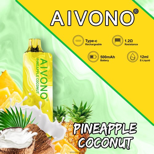 Aivono AIM GUN 7000 ananas kokos 4H8266106 - Aivono Vape Review