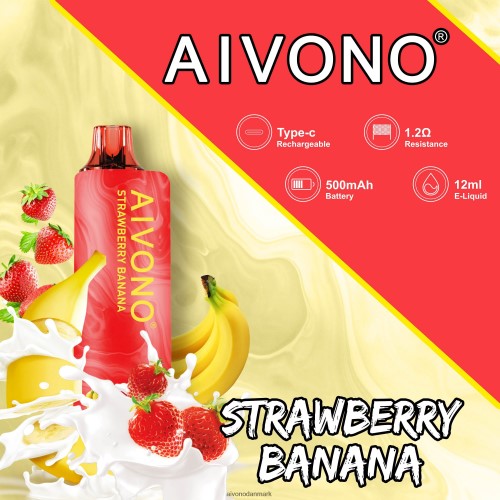Aivono AIM GUN 7000 jordbær banan 4H8266107 - Aivono Danmark