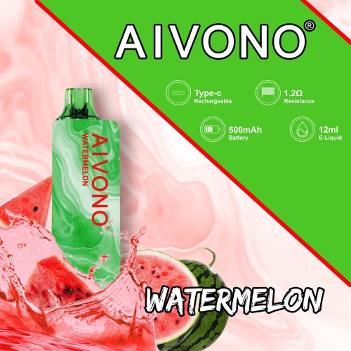 Aivono AIM GUN 7000 vandmelon 4H8266110 - Aivono Vape Review