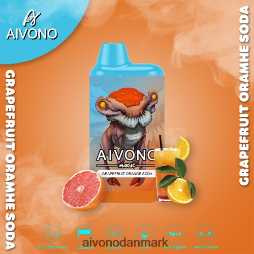 Aivono AIM MAGIC 5800 mouth box cigaret grapefrugt appelsin sodavand 4H8266101 - Aivono Puffs
