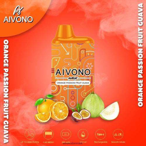 orange passionsfrugt guava