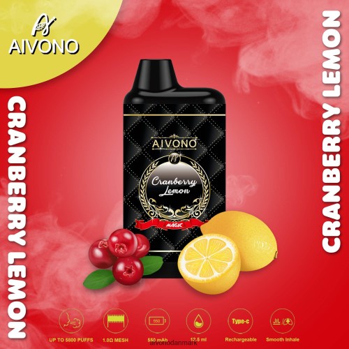 tranebær citron