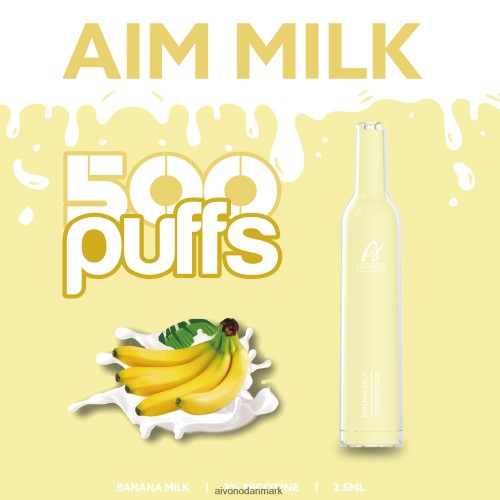 Aivono AIM MILK 500 bananmælk 4H8266275 - Aivono Danmark