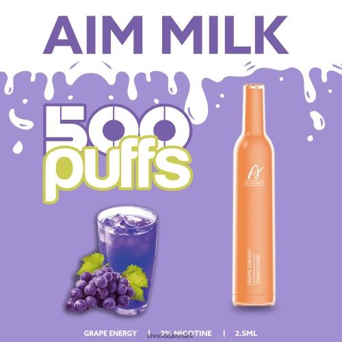 Aivono AIM MILK 500 drue energi 4H8266265 - Aivono Puffs