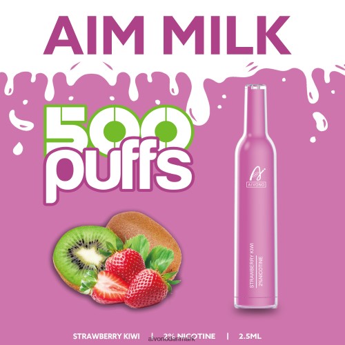 Aivono AIM MILK 500 jordbær kiwi 4H8266271 - Aivono Danmark