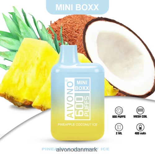 Aivono AIM MINI BOXX 600 ananas kokos is 4H8266238 - Aivono Vape Review