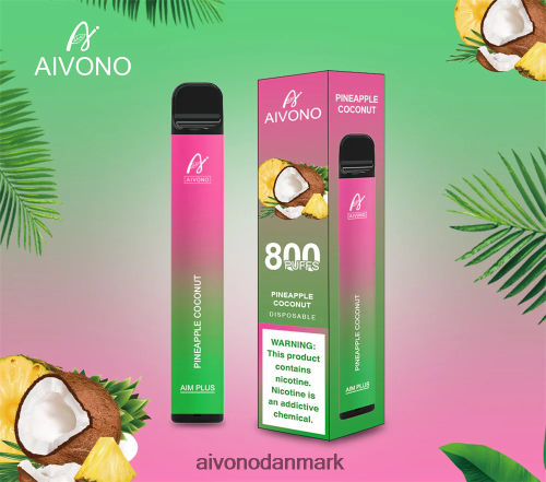 Aivono AIM PLUS 800 ananas kokos 4H8266200 - Aivono Vape Danmark