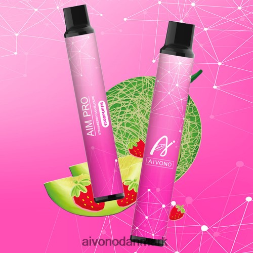 Aivono AIM PRO 1500 jordbær cantaloupe 4H8266161 - Aivono Puffs