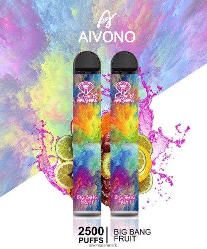 Aivono AIM SNAKE 2500 big bang frugt 4H8266322 - Aivono Vape Review