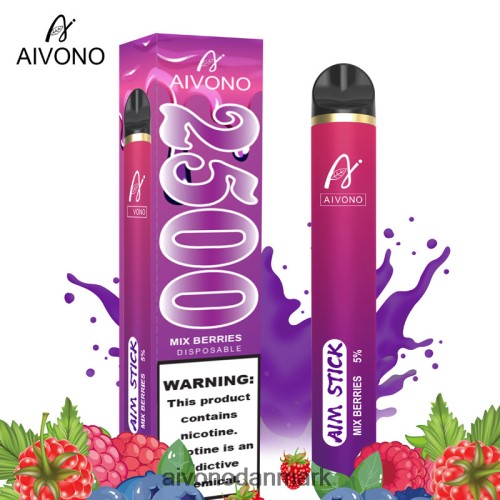 Aivono AIM STICK 2500 bland bær 4H8266158 - Aivono Vape Review