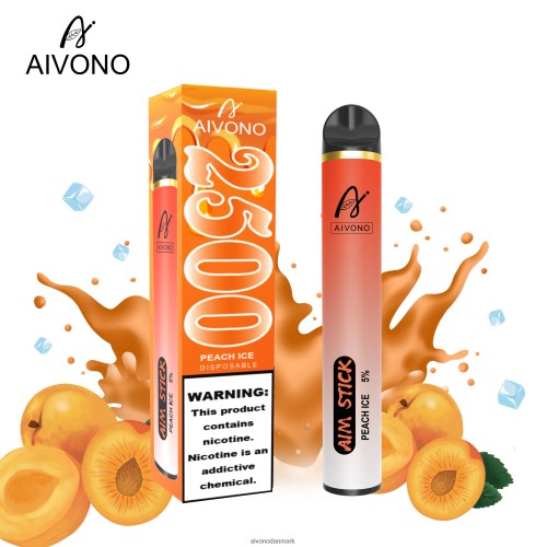 Aivono AIM STICK 2500 fersken is 4H8266144 - Aivono Vape Danmark