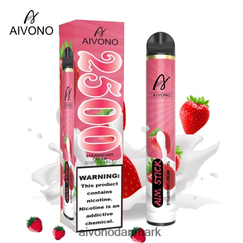 Aivono AIM STICK 2500 jordbærcreme 4H8266155 - Aivono Danmark