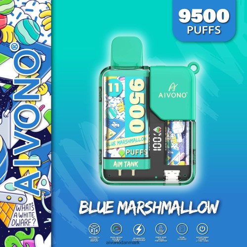 Aivono AIM TANK 9500 blå skumfidus 4H826642 - Aivono Vape Review