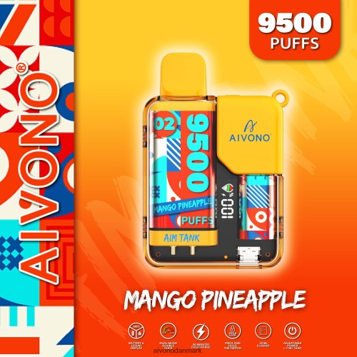 Aivono AIM TANK 9500 mango ananas 4H826634 - Aivono Vape Review