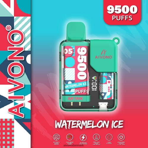 Aivono AIM TANK 9500 vandmelon is 4H826637 - Aivono Puffs