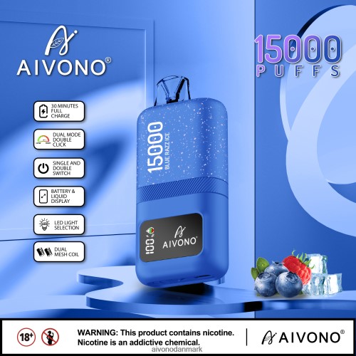 Aivono AIM magic 15000 blå razz is 4H826664 - Aivono Vape Danmark