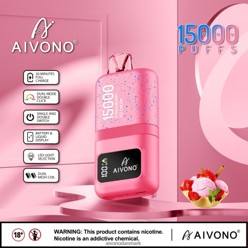 Aivono AIM magic 15000 jordbæris 4H826666 - Aivono Vape Review