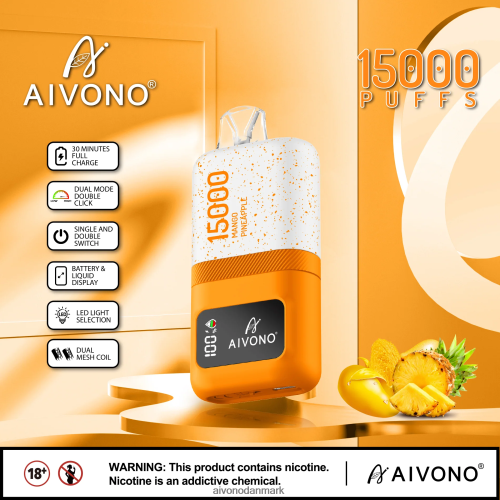 Aivono AIM magic 15000 mango ananas 4H826669 - Aivono Puffs