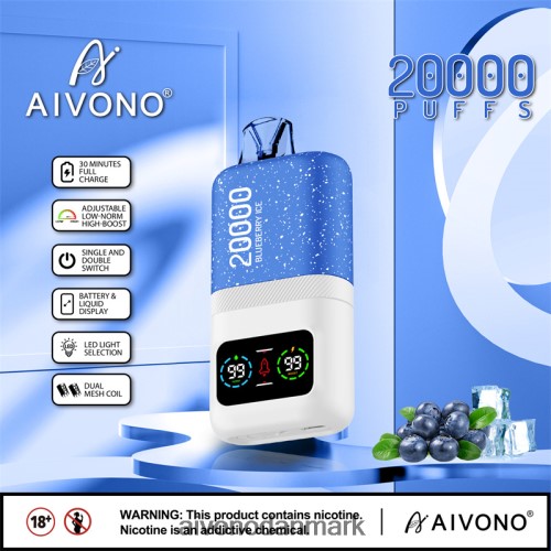 Aivono AIM magic 20000 blåbæris 4H826673 - Aivono Puffs