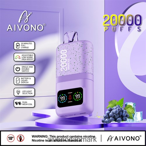 Aivono AIM magic 20000 drue is 4H826686 - Aivono Vape Review