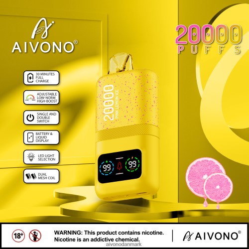 Aivono AIM magic 20000 lyserød citronis 4H826683 - Aivono Danmark