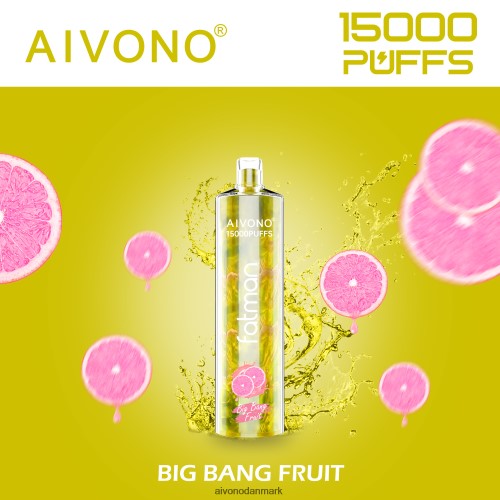 Aivono FATMAN 15000 big bang frugt 4H826616 - Aivono Vape Danmark