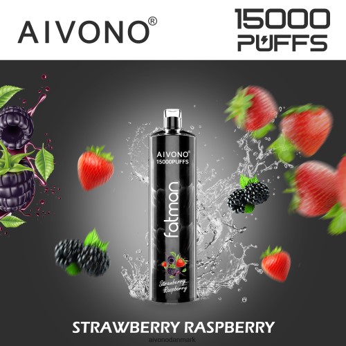 Aivono FATMAN 15000 jordbær hindbær 4H826615 - Aivono Danmark