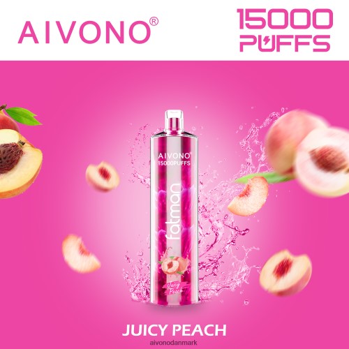 Aivono FATMAN 15000 saftig fersken 4H826617 - Aivono Puffs