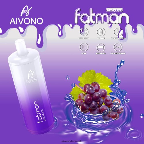 Aivono FATMAN 6800 drue is 4H826624 - Aivono Vape Danmark