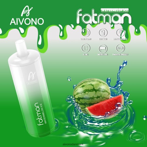 Aivono FATMAN 6800 vandmelon is 4H826628 - Aivono Vape Danmark