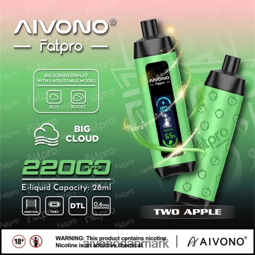 Aivono Fatpro 22000 to æbler 4H82661 - Aivono Puffs