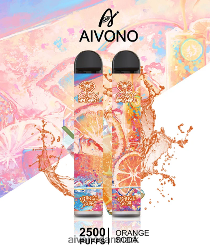 Aivono AIM SNAKE 2500 orange sodavand 4H8266314 - Aivono Vape Review